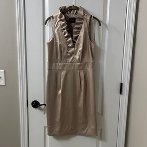 Just...Taylor Champagne Sleeveless Mini Dress
